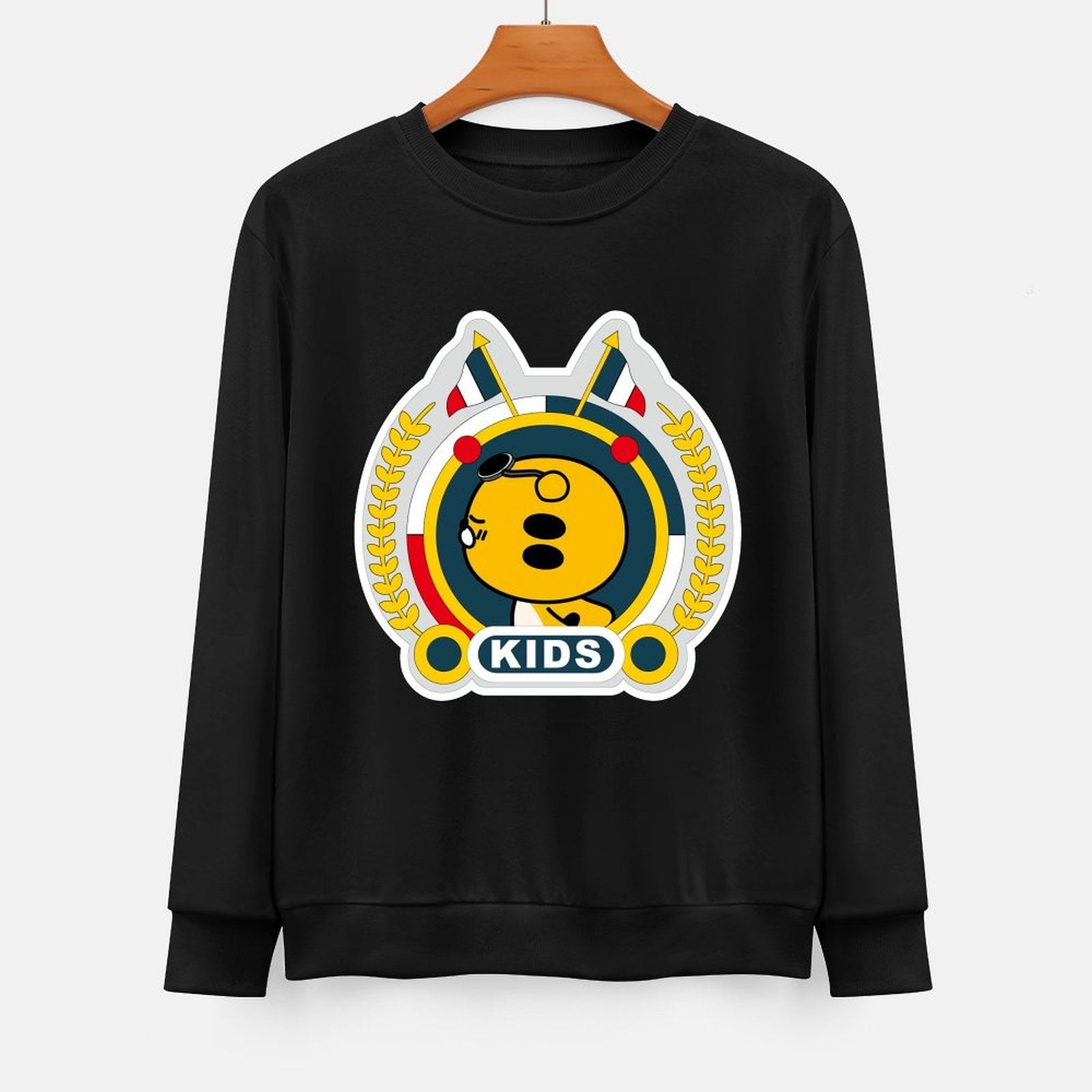 Front Patterned Long Sleeve TopBold Studio